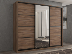 Шкафы-купе 3-х дверные, Шкаф-купе 3х дверный Кааппи 2 180х45