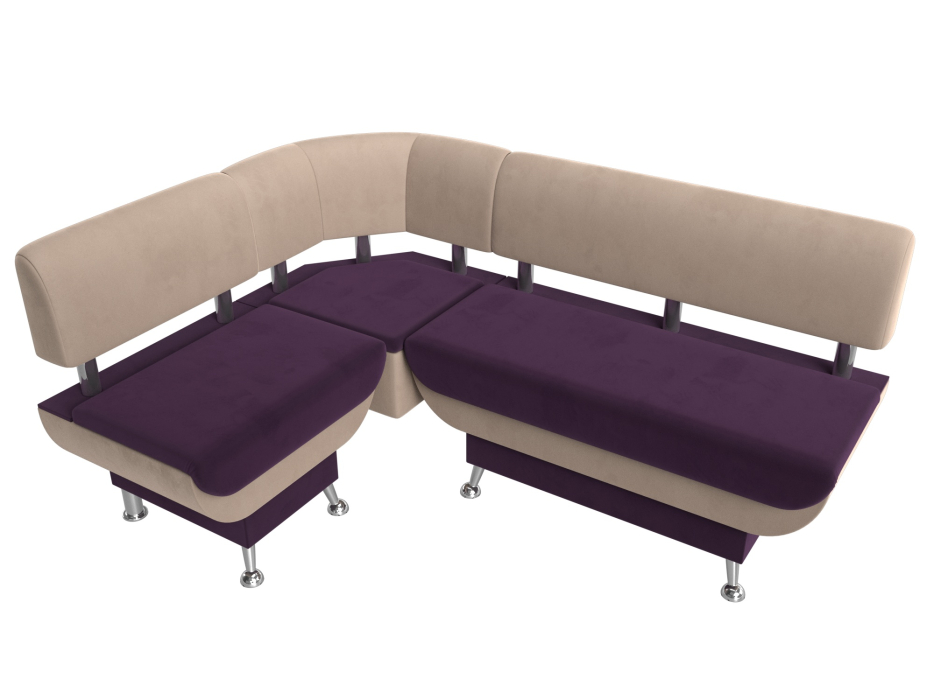 Кухонные уголки, Кухонный угловой диван Альфа левый угол, велюр