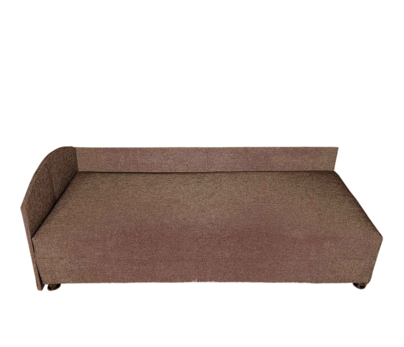 Односпальные, Кровать тахта односпальная 80, правый угол, рогожка