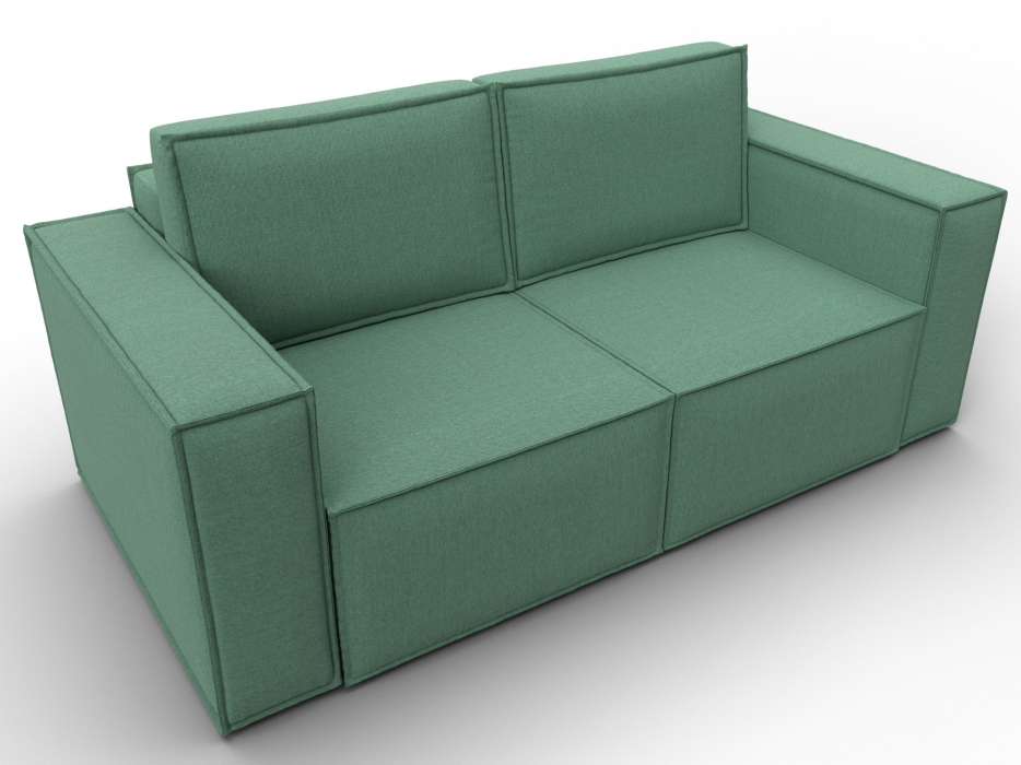 Диваны кровати со спальным местом, Диван прямой Куба мини, рогожка Амур