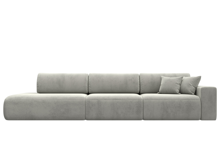 Диваны еврокнижки, Диван прямой Лига-036 НПБ Модерн Лонг подлокотник справа, велюр TOWER