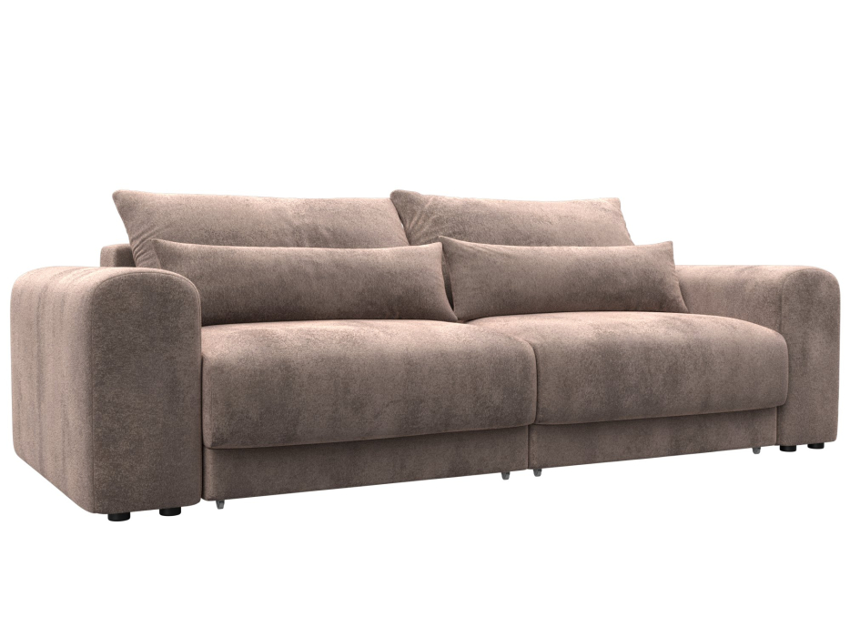 Диваны еврокнижки, Диван прямой Лига-056 НПБ, велюр TOWER