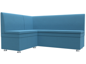 Диван кухонный угловой Уют левый угол, рогожка Амур