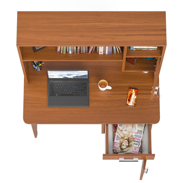 Детские столы, Стол письменный с надстройкой МД-1-09Н