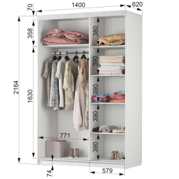 Шкаф-купе Акация