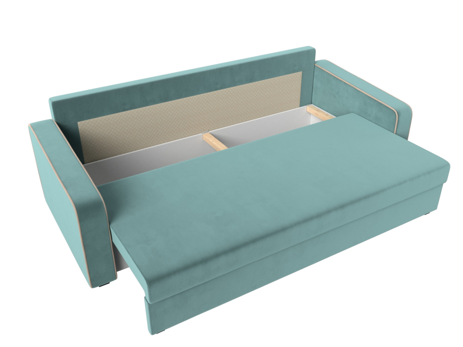 Диваны еврокнижки, Прямой диван Лига-009, велюр