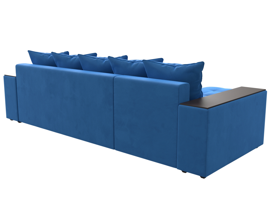 Диваны угловые в гостиную, Угловой диван Дубай, велюр, левый угол