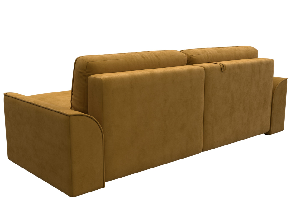 Диваны угловые в гостиную, Диван угловой Лига-048 НПБ, велюр BRUT