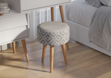 Банкетки, Круглая банкетка на трёх ножках Юна 6-5132