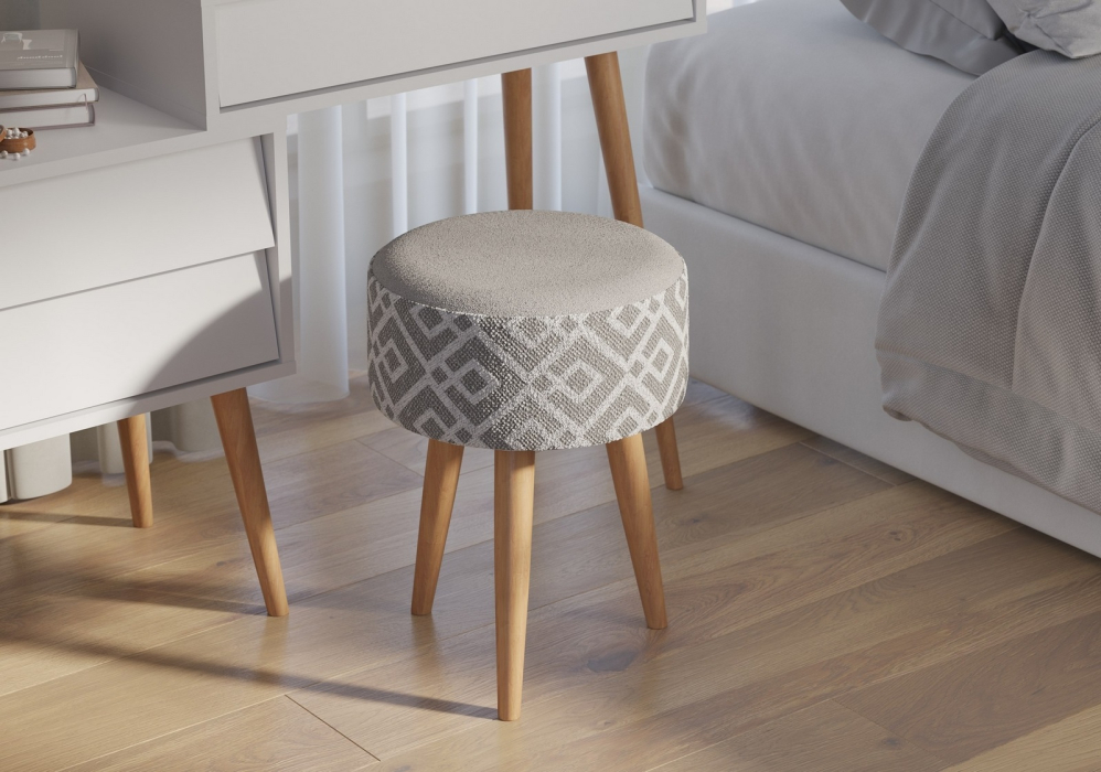 Банкетки, Круглая банкетка на трёх ножках Юна 6-5132