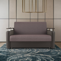 Диваны, Диван-кровать Шарм 140, рогожка/экокожа