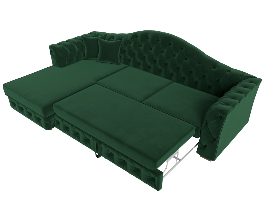 Диваны угловые в гостиную, Диван угловой Артис левый угол, велюр