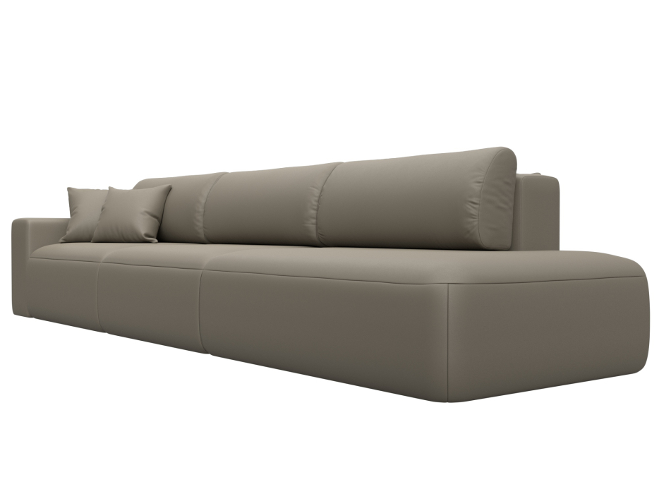 Диваны еврокнижки, Диван прямой Лига-036 НПБ Модерн Лонг подлокотник слева, экокожа GRIFON