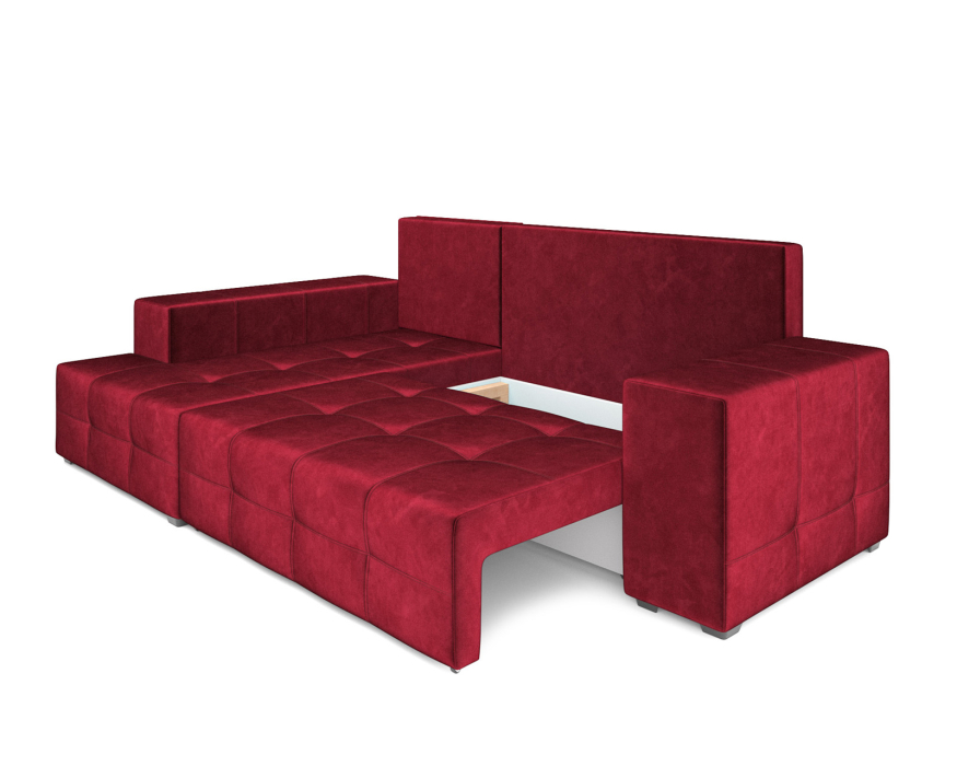 Диваны угловые в гостиную, Диван угловой Монреаль Левый угол (Бархат)