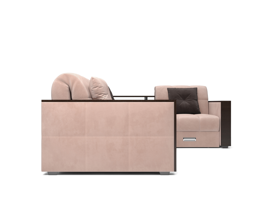 Диваны угловые в гостиную, Угловой диван Чехия, микровелюр