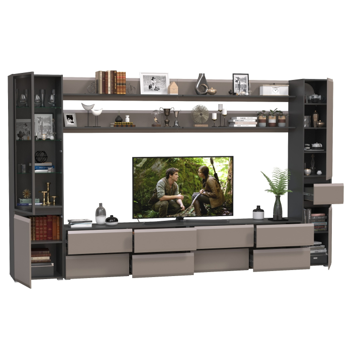 Стенки для гостиной, Сидней мебель для гостиной корпусная № 126