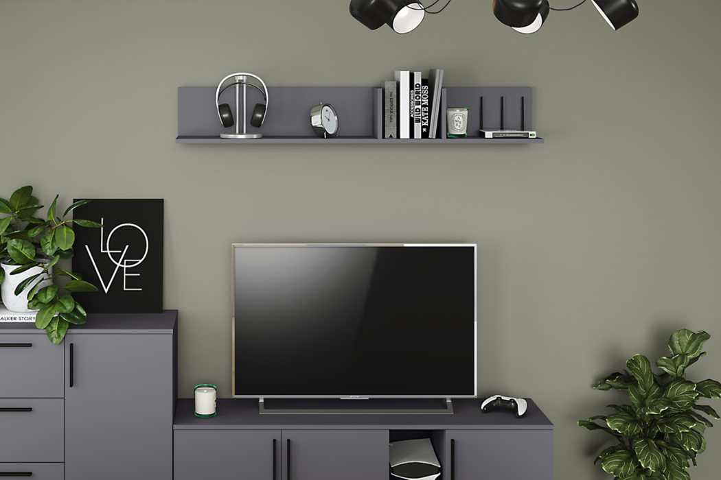 Настенные полки, Полка навесная открытая Эйр 16.490