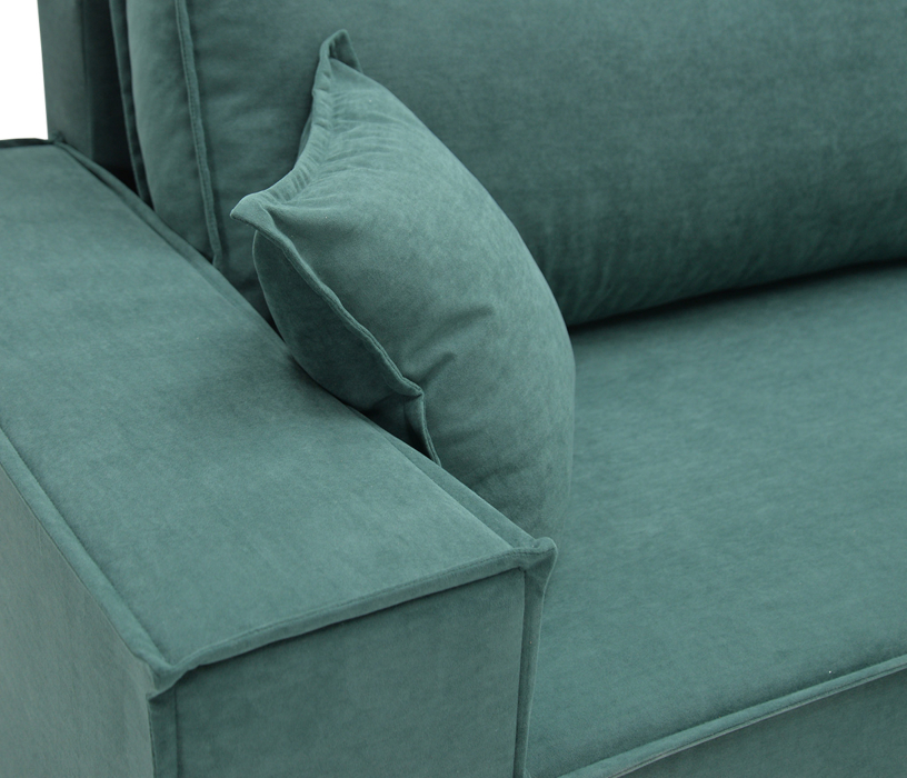 Диваны угловые в гостиную, Диван угловой Фабио, велюр