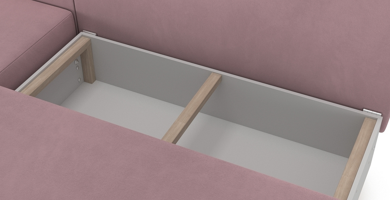 Диваны угловые в гостиную, Угловой диван Каир Lux, велюр, левый