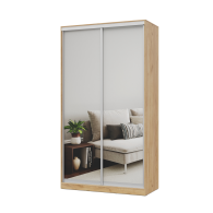 Шкафы-купе 2-х дверные, Шкаф-купе 2-дв  Роланд Р133  (в2360*ш1300*г590)