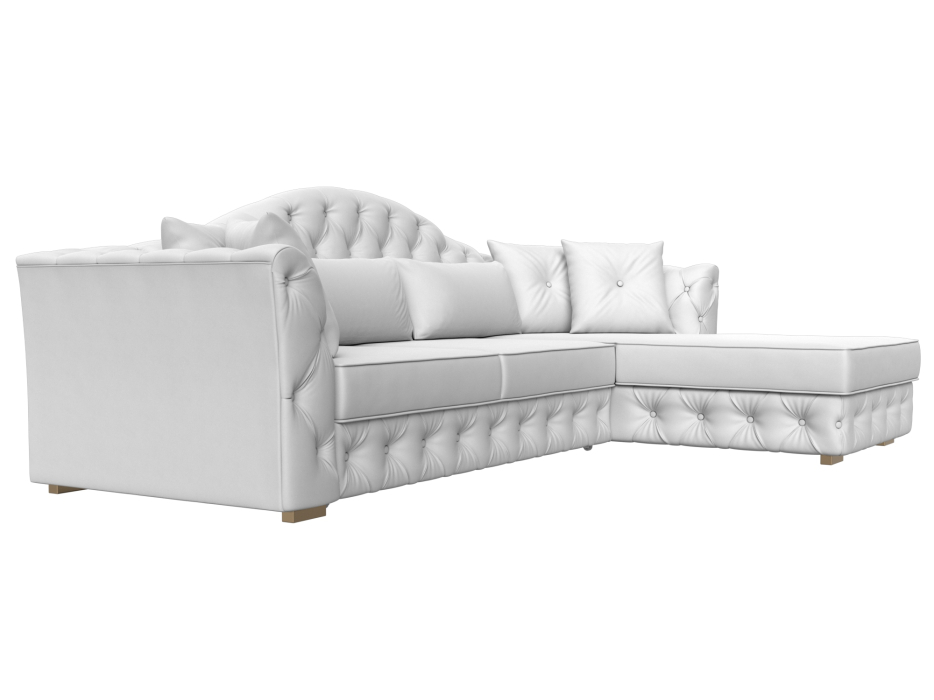 Диваны угловые в гостиную, Диван угловой Артис правый угол, экокожа