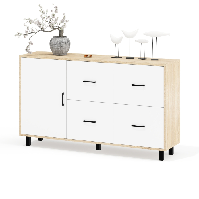 Комоды, Комод-тумба 4-ре ящика и дверка РВК 125-1504