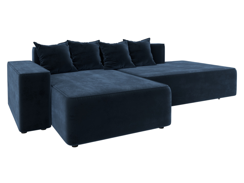 Диваны угловые в гостиную, Диван угловой Лига-079 угол левый, велюр TOWER