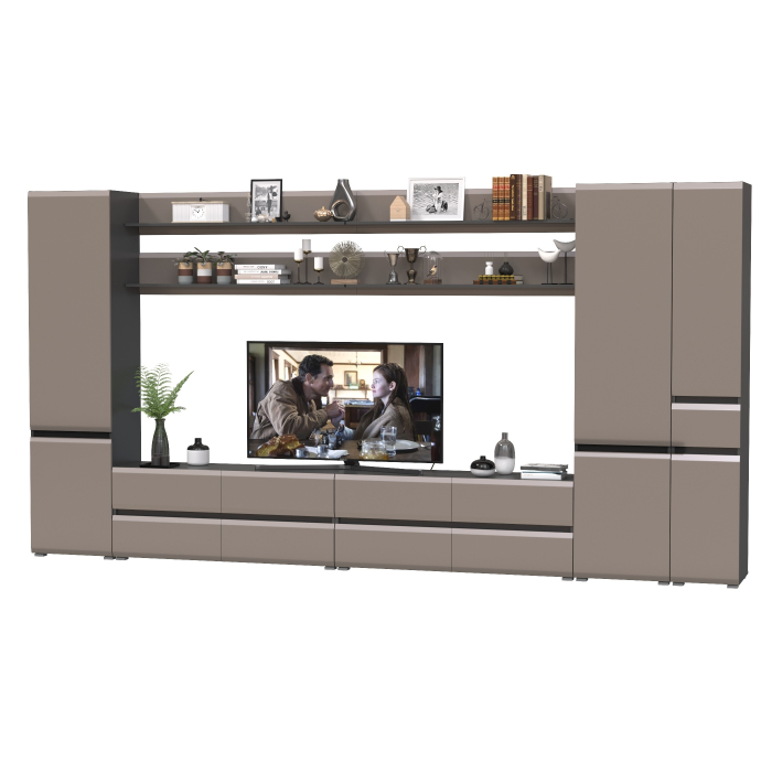 Стенки для гостиной, Стенка для гостиной модульная Сидней комплектация № 117