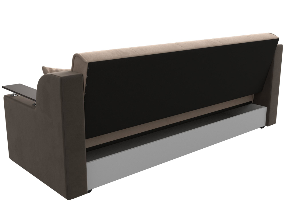 Диваны книжки, Прямой диван книжка Сенатор, велюр