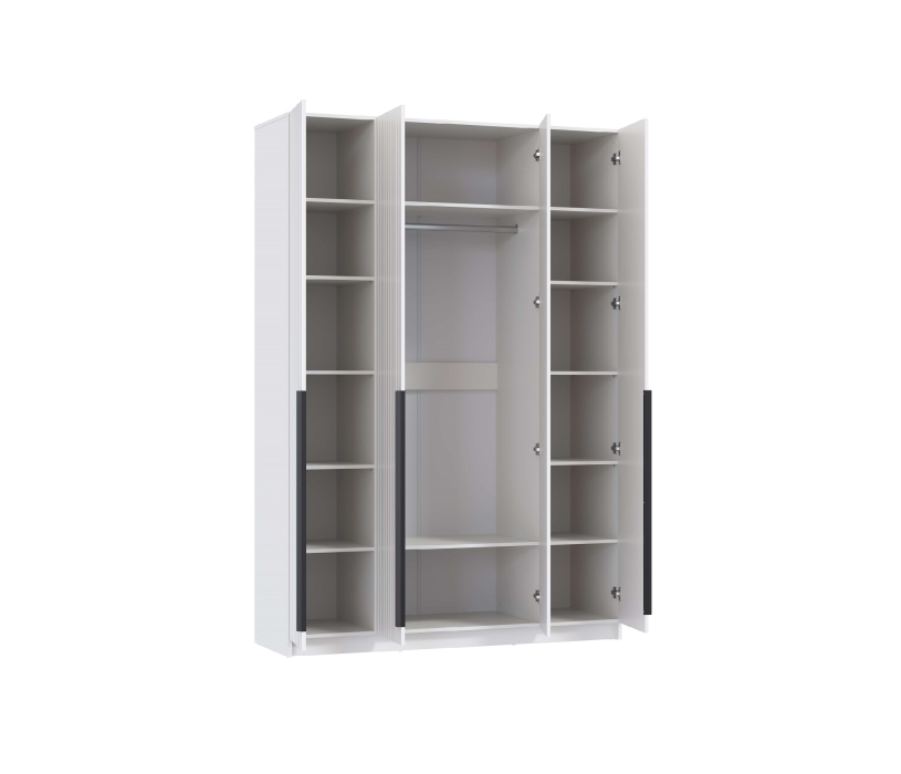 Для одежды, Шкаф для одежды 67.13 Брандо (4-х дв.) МДФ