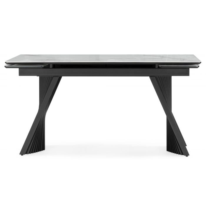 Обеденные столы, Стеклянный стол Вейв 140(200)х80