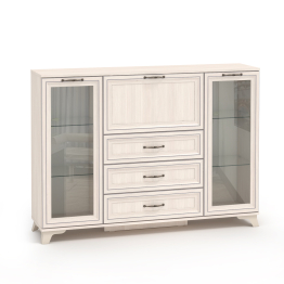 Комод со стеклом Ариэль КМ-2