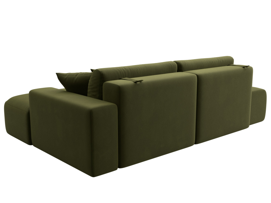 Диваны угловые в гостиную, Диван угловой Лига-036 НПБ Модерн правый угол, микровельвет