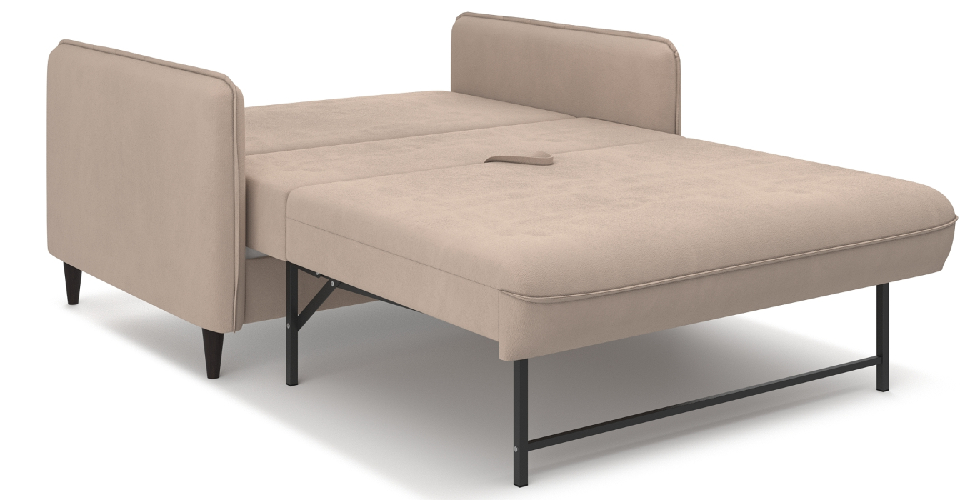 Дизайнерские диваны для гостиной, Диван-кровать Фьорд SMART 120, велюр