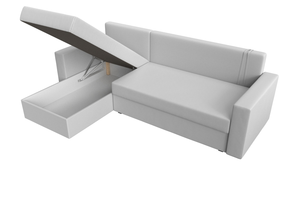 Диваны угловые в гостиную, Угловой диван Траумберг Лайт левый угол, экокожа
