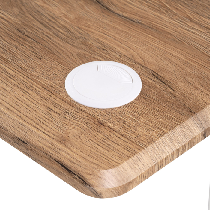 Прямые компьютерные столы, Компьютерный стол Маркос с механизмом подъема 140х80х75, черный