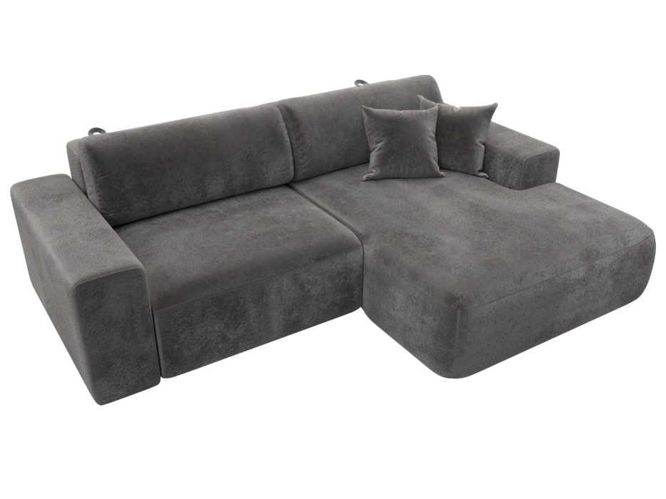 Диваны угловые в гостиную, Диван угловой Лига-036 НПБ Классик правый угол, велюр TOWER 