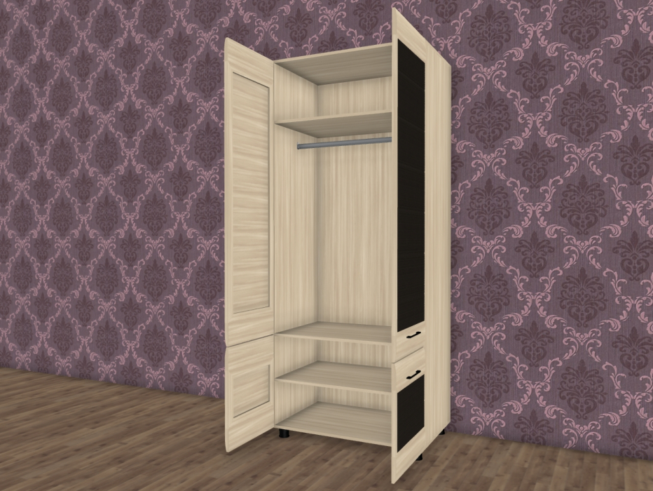 Шкафы двухстворчатые, Модульная система Камелия Шкаф ШК-2602
