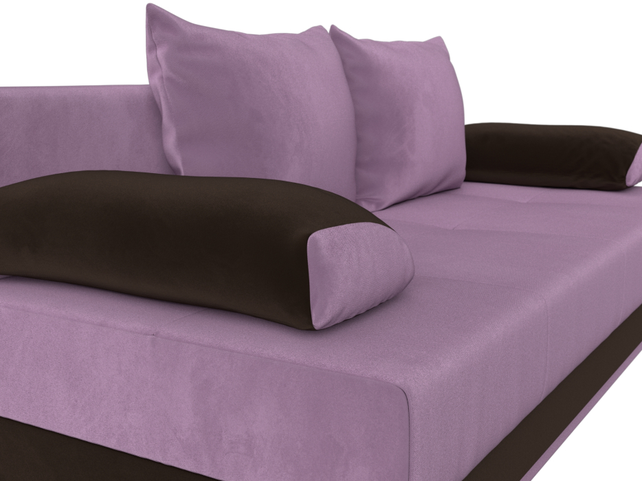 Диваны еврокнижки, Диван прямой Ник-2, микровельвет