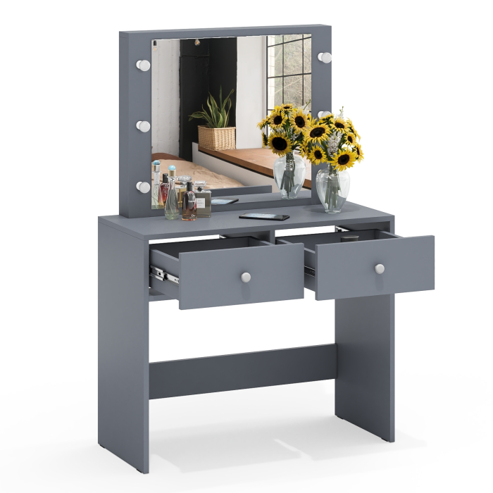 С зеркалом, Стол туалетный с подсветкой СТ-5