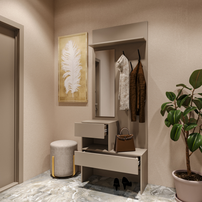 Прихожие, Прихожая Голд Бостон Вешалка В-1