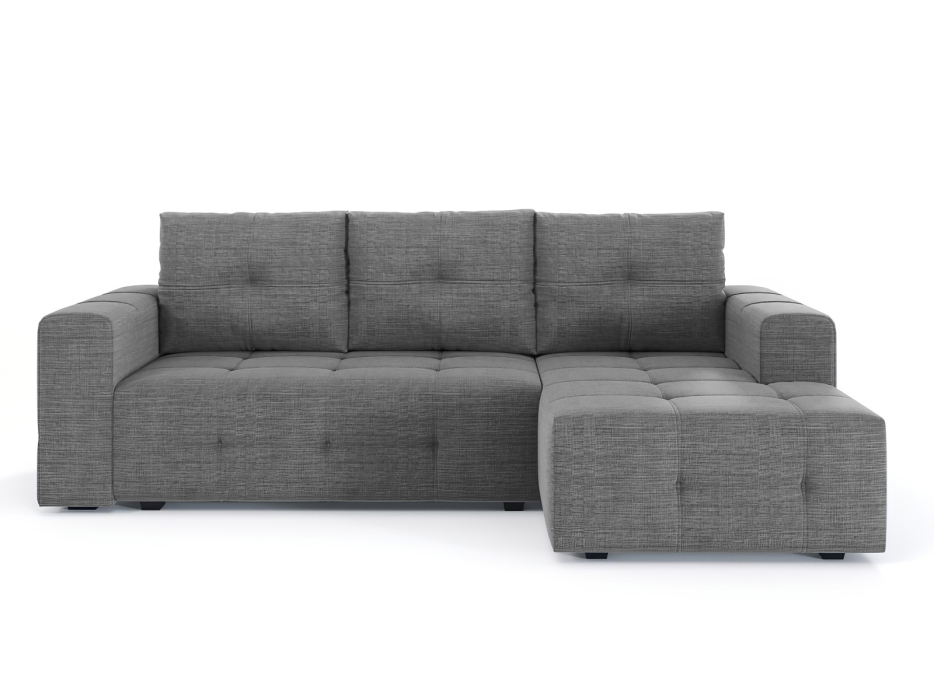 Диваны угловые в гостиную, Диван-кровать угловой Прадо, еврокнижка, рогожка