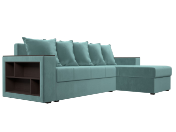 Диван угловой Дубай Лайт, велюр, правый угол