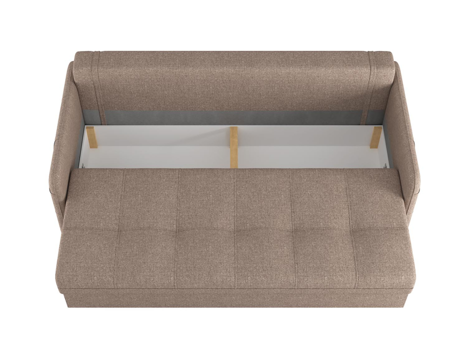 Диваны с ящиком для белья, Диван-кровать прямой Smart 1 Рогожка