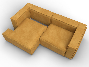 Диван угловой Лига-061 угол левый, велюр BRUT