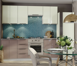 Кухонный гарнитур без столешницы Коктейль, 2,2 м