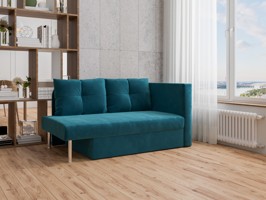 Диваны выкатные, Софа Алиса (Бархат)