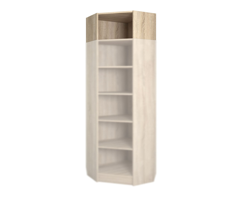 Открытые, Надстройка Бетти угловая 550х550х280х350