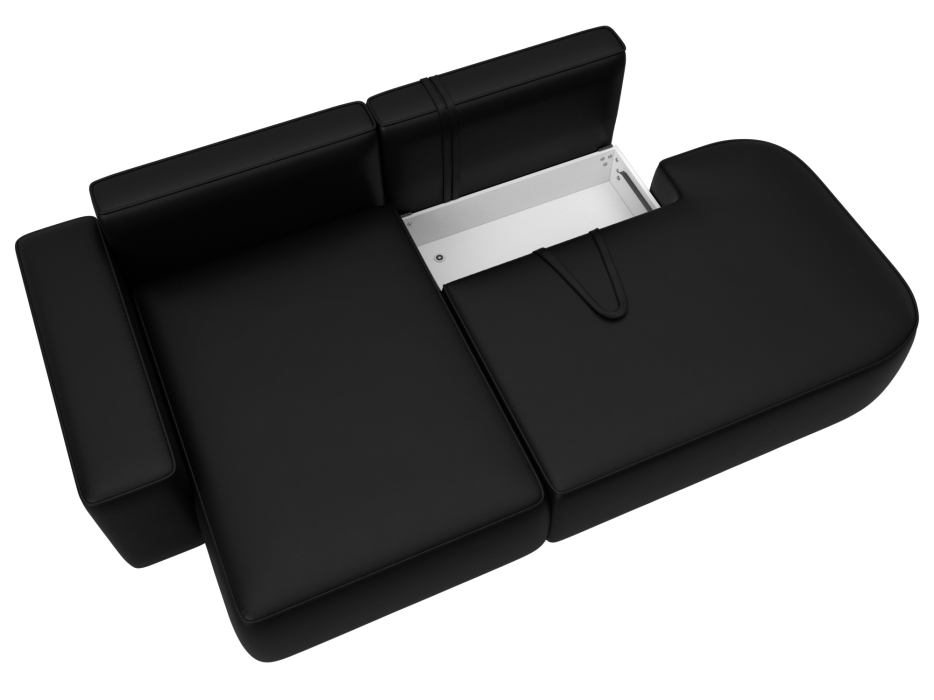 Диваны угловые в гостиную, Диван угловой Лига-065 угол левый, экокожа GRIFON