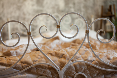 Кованая кровать Кармен 1.6 с одной спинкой